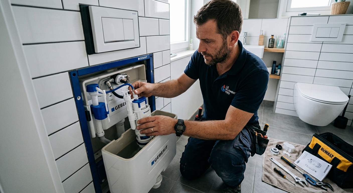 Remplacement chasse d'eau