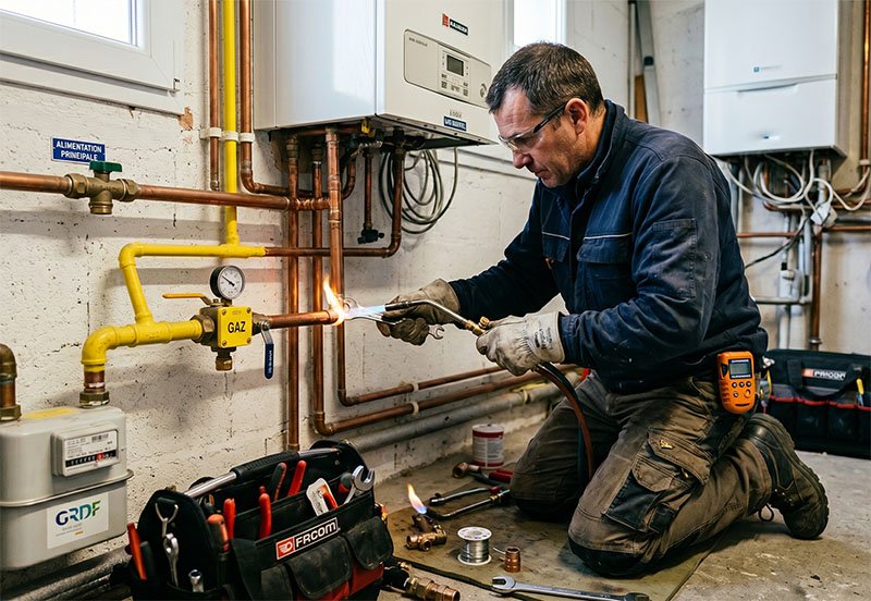 Installation gaz sur mesure pavillon